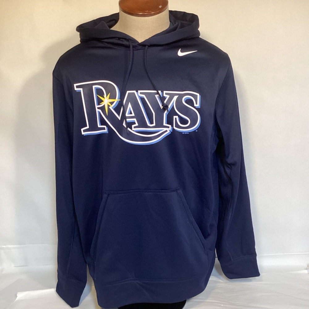 Nike MLB Tampa Bay Rays Navy Blue Hoodie Men’s Size XL